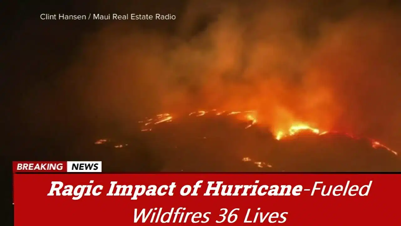 🌪️🔥 Tragic Impact of Hurricane-Fueled Wildfires: 36 Lives Lost in Maui 😢