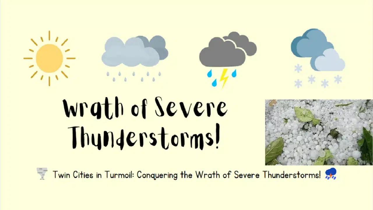 🌪️ Twin Cities in Turmoil: Conquering the Wrath of Severe Thunderstorms! ⛈️